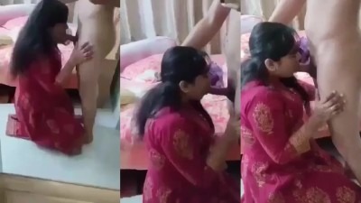 சுடிதார் போட்டு சித்தி அம்மா ஊம்ப விடும் மகன்